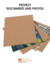 8.5" x 11" Chipboard. MEDIUM. Sheets for Model Building, Scrapbooking, Creative Projects and Protecting Valuable Photos and Documents.