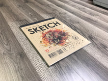 FLIP COVER Sketch Pad : Multi Media Paper SKETCH Pad for Pencil, Ink, Marker, Charcoal and Watercolor Paints. (8.5" x 11")
